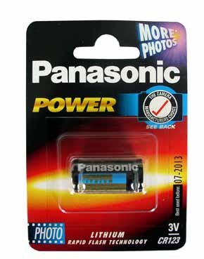 Childrens Toyshop  Computer : CR123 Battery - Panasonic Photo Power, Lithium, 3V