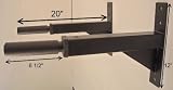 Wall Mounted Dip Bar Heavy Duty Stud Mount Dipping Station w/ Rubber Grips NEW