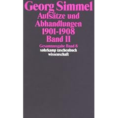 Gesamtausgabe in 24 B�nden: Band 8: Aufs�tze und Abhandlungen 1901-1908. Band II: Bd 8/II (suhrkamp taschenbuch wissenschaft)