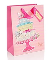Tiered Bright Cake Birthday Gift Bag