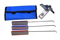 EZE-LAP DMD-Kit Clamp On Fixed Angle Type Knife Sharpening Kit
