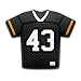 CAPerz - Football Jersey No. 43 - Black/White/Yellow