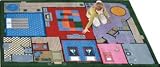 Creative Play House Rug - 7.67 Foot x 10.75 Foot Rectangle