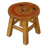 Handmade Lion Design Stool