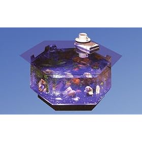 Octagon Coffee Table Aquarium - 40 Gallon Style