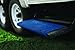 Camco Wrap Around Step Rug | Protects Your RV from Unwanted Tracked in Dirt | Works on Electrical and Manual RV Steps | Blue (42924)
