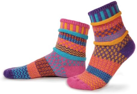 Solmate Socks - Mismatched Crew Socks; Made in USA