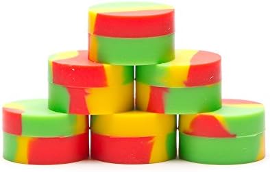 6 NoStik Silicone Containers - Premium Rasta Containers - Free Magnet in Every Box