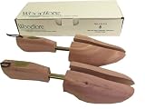 2 Pairs Woodlore Cedar Mens Adjustable Shoe Trees XLarge UK 10 - 11 1/2