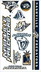 Nashville Predators Temporary Tattoos - SET OF 6 - Sports Merchandise