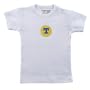 Hudson Baby Personalized Initial Tee Top - T, Boy, Blue/Yellow