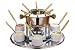 Premier Housewares Stainless Steel and Ceramic Fondue Set