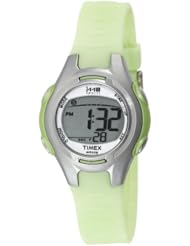 Timex Womens T5K081 1440 Sports Digital Light Green Resin Strap Watch