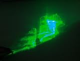 30mw Green Laser Black Dimple Finish with Double Bonus L.E.D. Flashlight and Optical Cloth