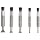 Starrett S830FZ Small Hole Gage, Set of 5, .125" to .500" (3.2mm to 12.7mm)