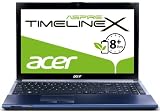 Acer Aspire TimelineX 5830TG Vicious Devil 39,6 cm (15,6 Zoll) Notebook (Intel Core i7 2620M, 2,7GHz, 8GB RAM, 120GB SSD, NVIDIA GT540M, DVD, Win7 HP) eisblau