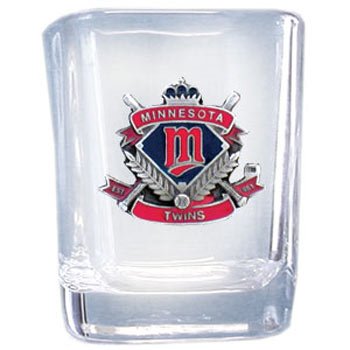 Square MLB Shot Glass - Minnesota Twins (Quantity of 1)