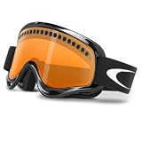 Oakley Unisex Xs O Frame Snow Oo7014 Black Frame/Persimmon (Dual Lexan) Lens Plastic Sunglasses