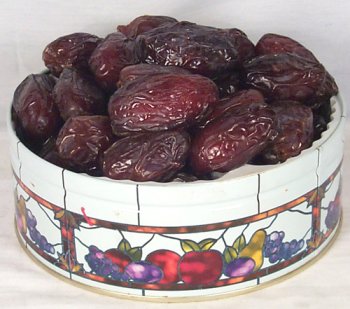 Childrens Toyshop  Gourmet Food : Ultimate's Organic Jumbo Medjool Date Tin - 2 Lb Tin