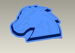 Boise State Silicone Cake Pan & Stand