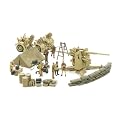 Tamiya 300037009 - WWII I/T Flak 37 88mm Tobruk, 1:48 Flugzeugabwehrkanone