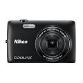 Nikon Coolpix S4300 Digitalkamera (16 Megapixel, 6-fach opt. Zoom, 7,6 cm (3 Zoll) Display, bildstabilisiert) schwarz