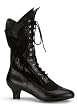 Women's 2 Inch Heel Lace Victorian Ankle Boot