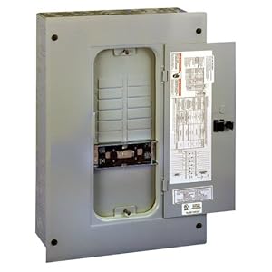 Reliance Controls TRC1006D Panel/Link Generator Transfer Switch for Up to 15000-Watt Generators 12-Circuit 100 Amp Utility/60 Amp