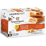Gloria Jean's Butter Toffee, Keurig K-Cups, 72 Count