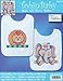 NOAH'S ARK BIB PAIR STAMPED CROSS STITCH KIT-8X10 Image