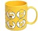 Faces of Homer Yellow Ceramic Mug