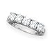 14K White Gold 1 ct. Diamond Wedding Band