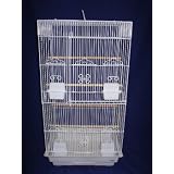 Canary Parakeet Cockatiel LoveBird Finch Bird Cages - 18x14x346824WHT