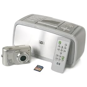 HP Photosmart M627 7MP Digital Camera, 475 Compact Photo Printer & 1GB SD Card by HP
