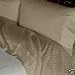 Stripes TAUPE 300 Thread Count Olympic Queen size Sheet Set 100 % Egyptian Cotton 4pc Bed Sheet set (Deep Pocket) By sheetsnthings