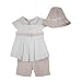 Baby : Newborn Girls 3pc Pink Plaid Pants Set, 3/6M