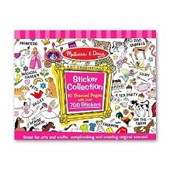Melissa & Doug Sticker Book - Pink 700 Stickers!