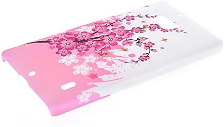 Nokia Lumia 930 Case,ONEWIND [06] Beautiful Pink Folwer Pattern Pink dlowewCoating Armor Hard Case Cover For Nokia Lumia 930