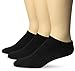 Ben Sherman Men's 3 Pack K-2 Low Cut Socks, Black, 10-13/6-12