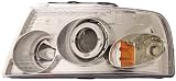 Anzo USA 111025 Ford Expedition Projector with Halo Chrome Headlight Assembly - (Sold in Pairs)