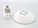 UK15084 STAR OF DAVID KIPPAH 17cm