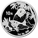 Chinese Panda 2007 Silver-dollar-sized Silver Coin One Ounce and Big 1 1/4 Inch Each - One Panda Silver Coin for Investment or Gifts