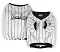 New York Yankees Pinstripe Dog Jersey Shirt Size Medium