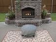 Firepit Cover / Coffee Table Cover : 34 x 20 Khaki