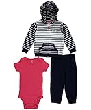 カーターズ Carter's ボディスーツ + カーディガン + パンツ 豪華3点セット 3-Piece Cardigan Set 18M (78-83cm)