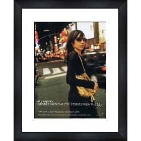 PJ HARVEY Stories From The City - Framed Original Advert