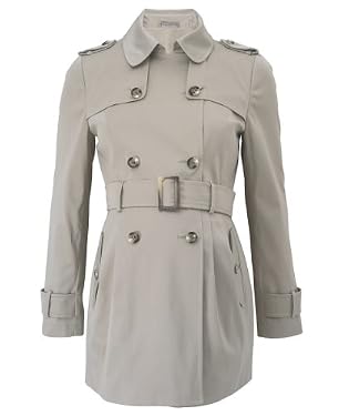 Maternity Mac with Belt Detail