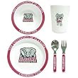 Alabama Crimson Tide NCAA Children's 5 Piece Dinner Set by Duck House