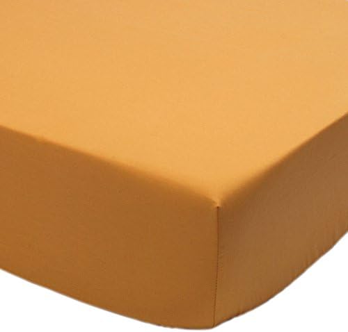 Sunshine Solid Orange Fitted Sheet