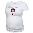 My U Auburn Tigers White Future Tiger Maternity T-shirt